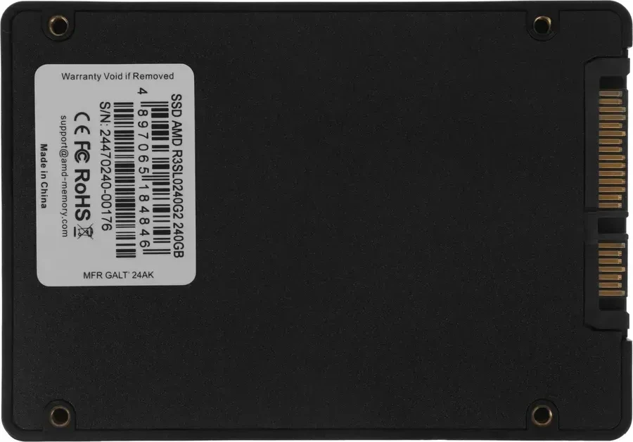 SSD накопитель SSD AMD RADEON R3 240GB 2.5" SATA3 — 2