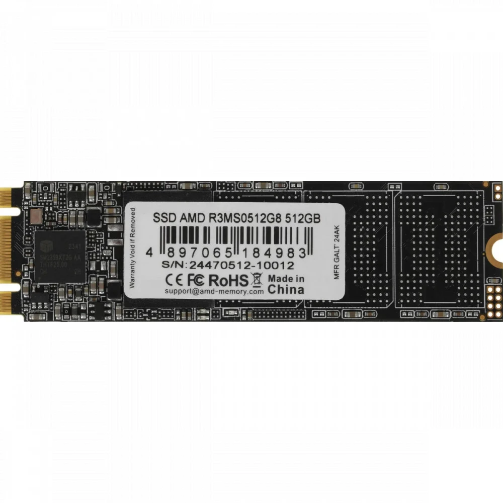 SSD накопитель SSD 512GB AMD RADEON R3 M.2 SATA 2280 — 3