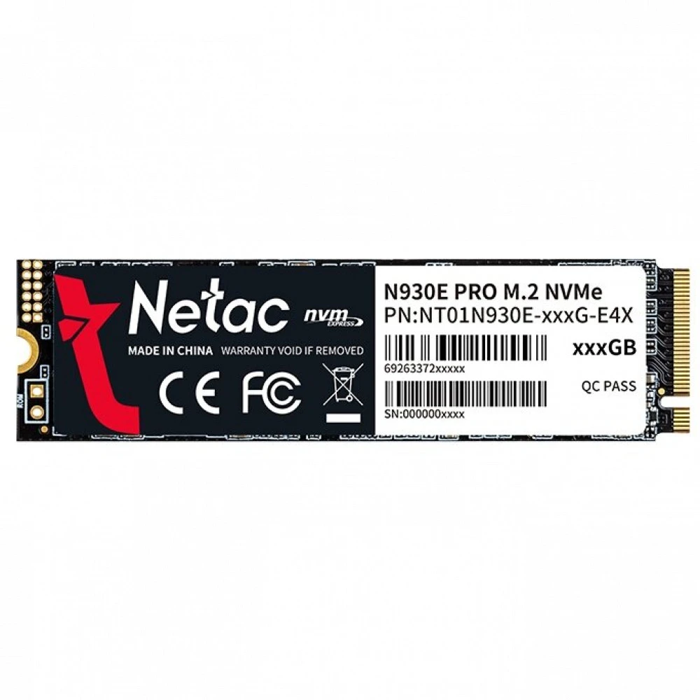 SSD накопитель SSD Netac N930E Pro, 256GB, M.2 NVMe PCIe 3.0 — 2