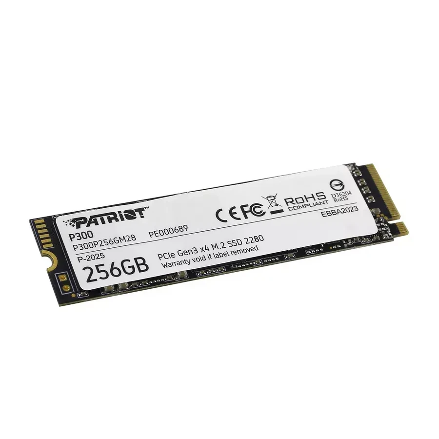 SSD накопитель SSD Patriot P300, 256GB, M.2, NVMe PCIe Gen3 — 2