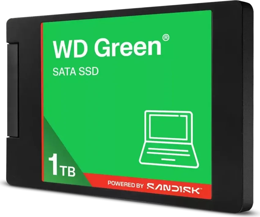 SSD накопитель SSD WD GREEN 1000GB, 2.5" SATA3, 545/545 MB/s — 5