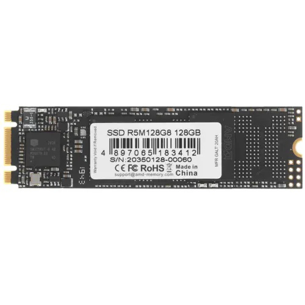 SSD накопитель SSD AMD RADEON R5 128GB, M.2 SATA 2280, 542/453 MB/s — 3
