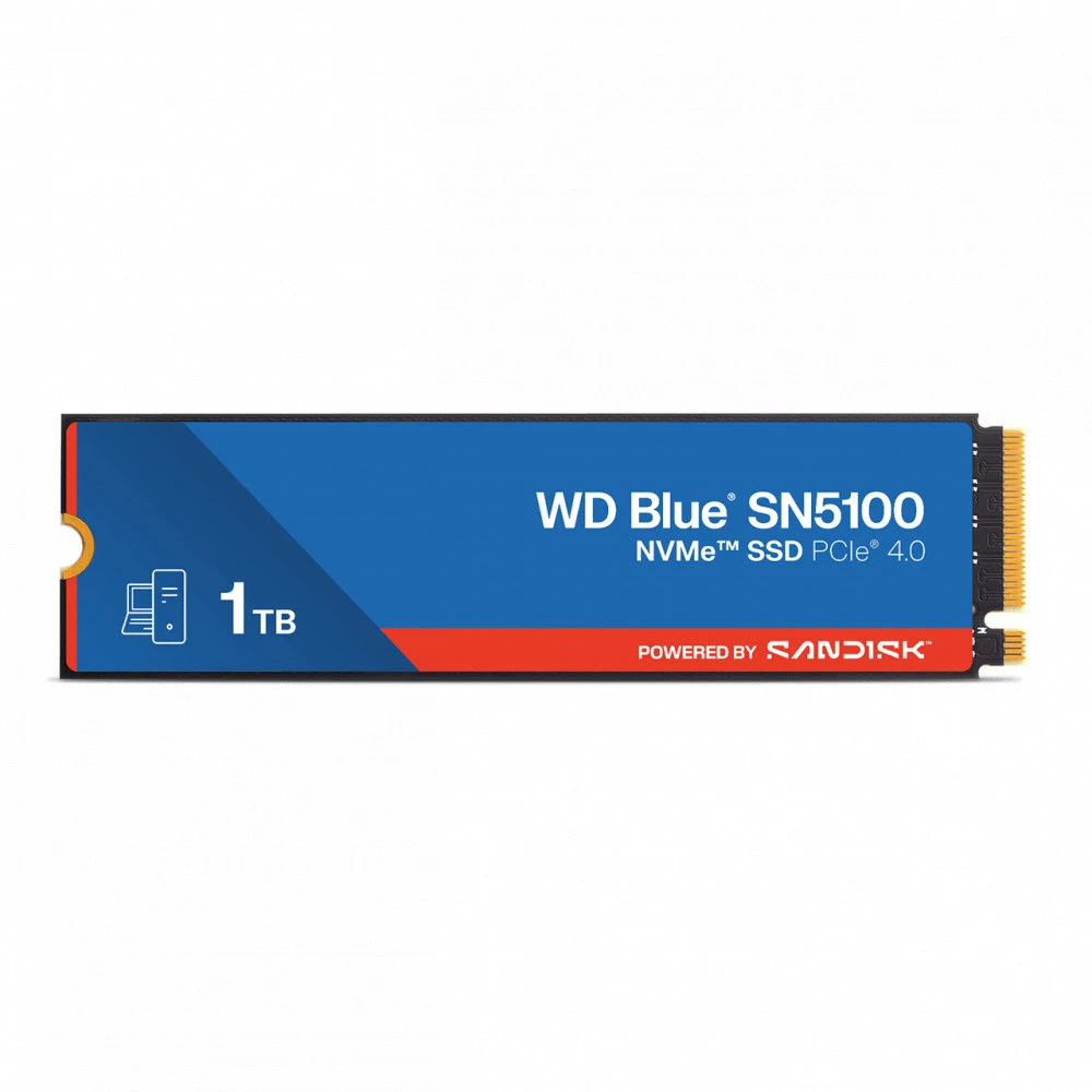 SSD накопитель SSD WD BLUE SN5100 1000GB, M.2 NVMe 4.0, 7100/6700 MB/s — 3