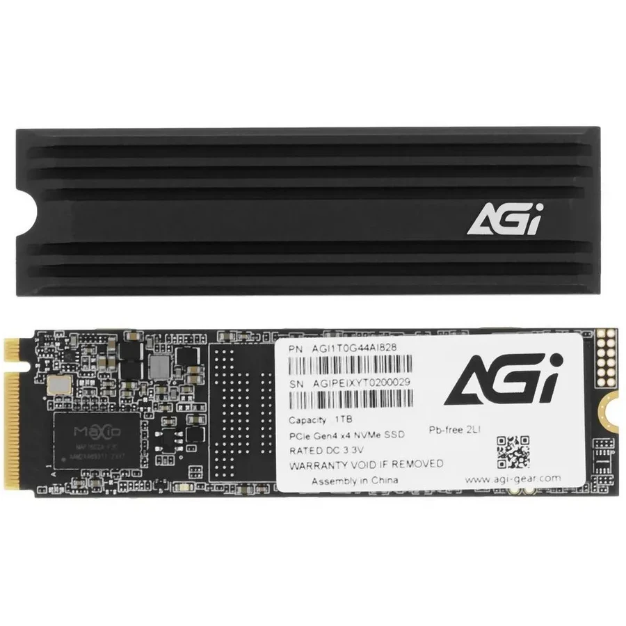 SSD накопитель SSD AGI AI828, 1TB, M.2 NVMe PCIe 4.0