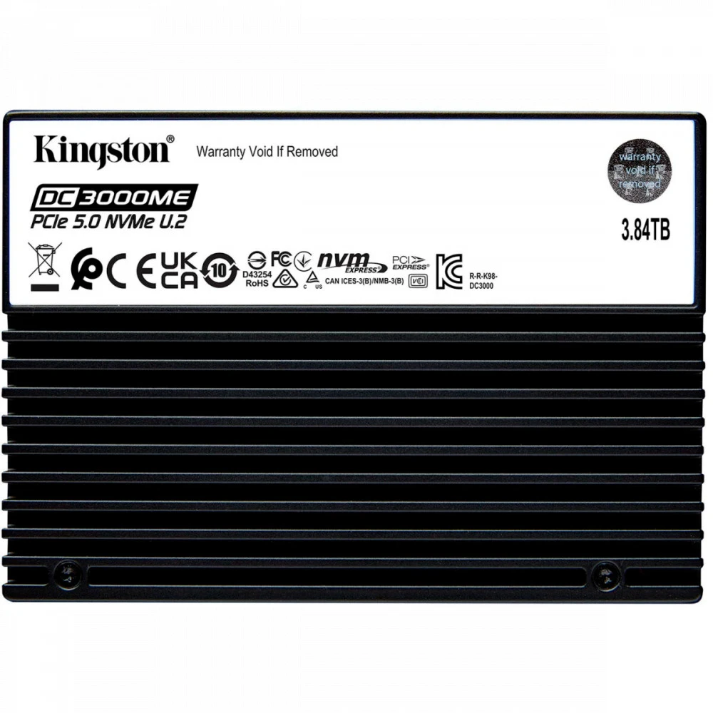 SSD накопитель SSD Kingston DC3000ME 3.84TB, U.2 NVMe PCIe Gen5 — 4