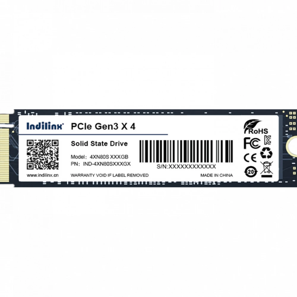 SSD накопитель SSD Indilinx 1TB, M.2 NVMe PCIe Gen3