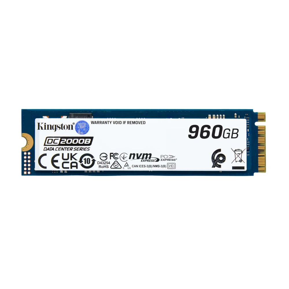 SSD Kingston DC2000B, 960GB, M.2 NVMe PCIe 4.0, 7000/1300 Мб/с — 5