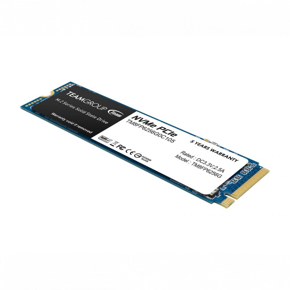 SSD-накопитель Team Group MP33 256Gb, M.2, NVMe 1.3, 1600/1000 MB/s, TM8FP6256G0C101 — 4