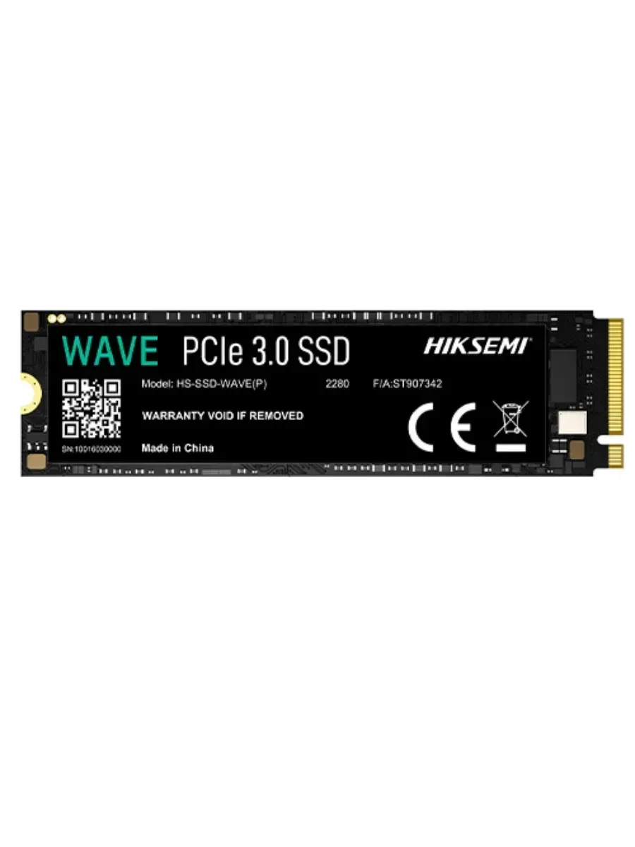SSD накопитель SSD M.2 PCIe 256 GB Hiksemi (Hikvision) HS-SSD-WAVE(P) 256G, PCIe 3.0 x4, NVMe — 3