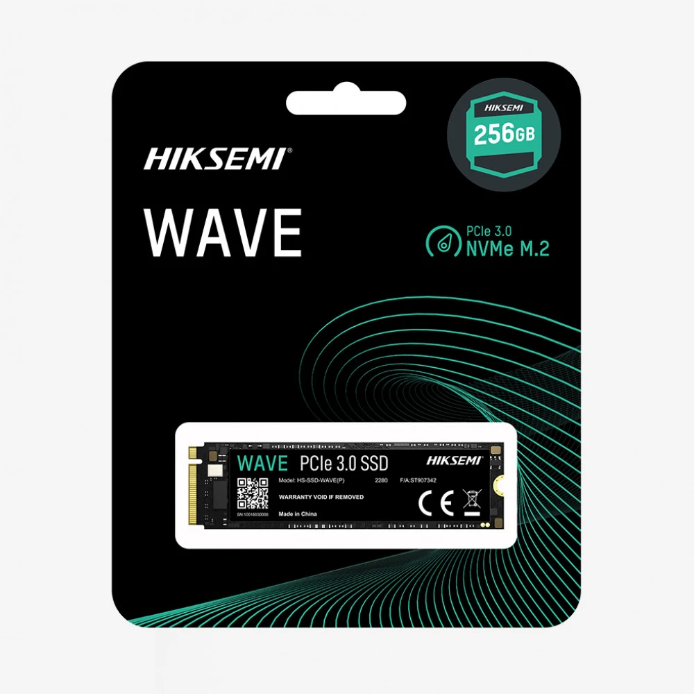 SSD накопитель SSD M.2 PCIe 256 GB Hiksemi (Hikvision) HS-SSD-WAVE(P) 256G, PCIe 3.0 x4, NVMe — 4