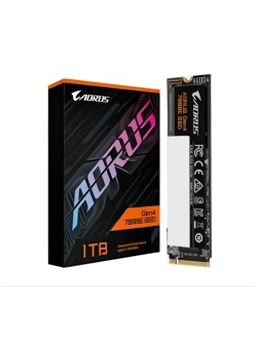Твердотельный накопитель SSD 1Tb PCIe 4.0 GIGABYTE AG470E1TB AORUS Gen4 7000E 1TB, NVMe, M2 2280 — 2