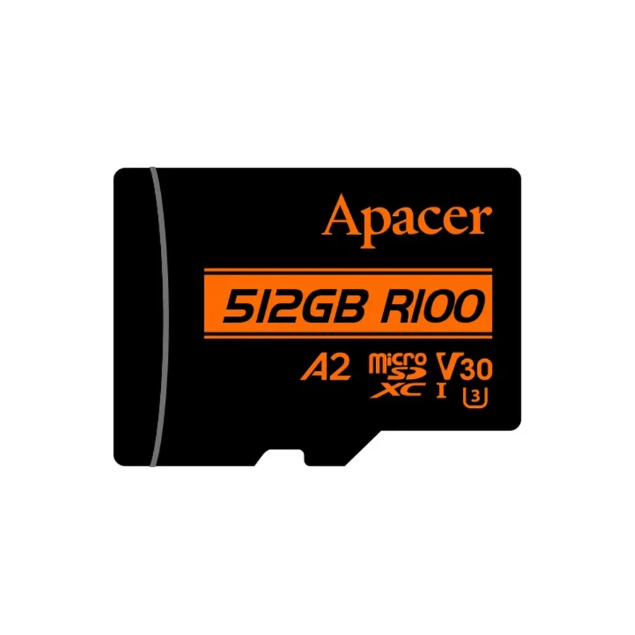 Карта памяти Apacer 512GB microSDXC, адаптер