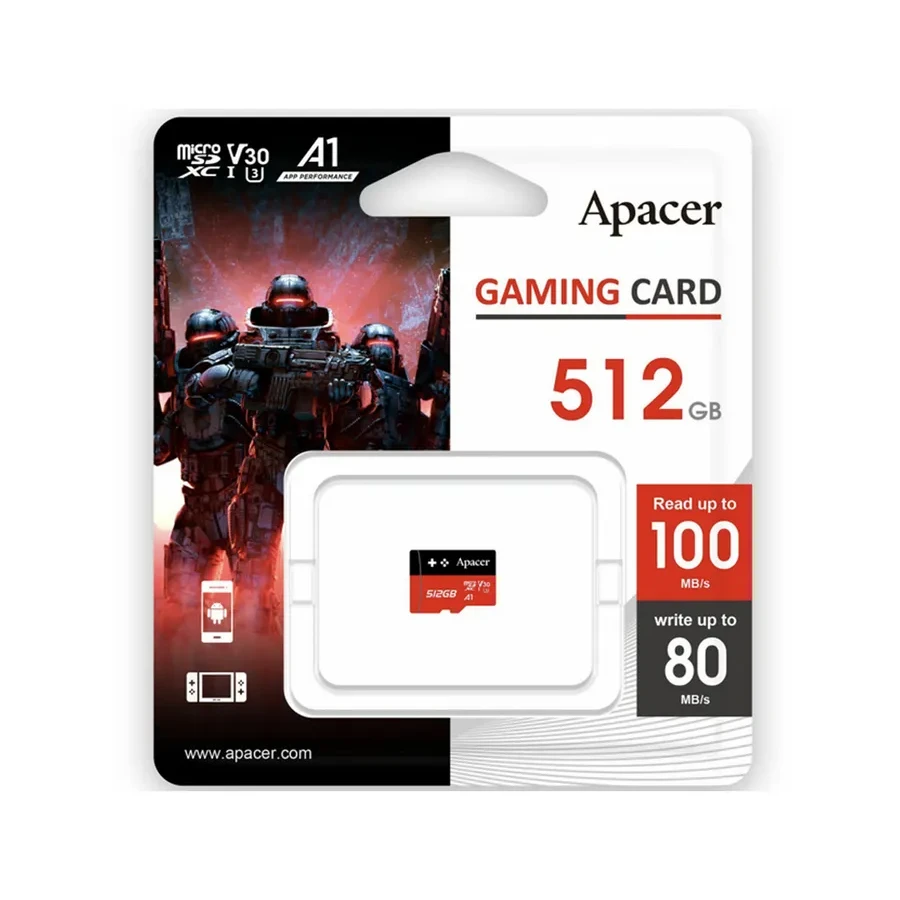 Карта памяти Apacer 512GB microSDXC — 2