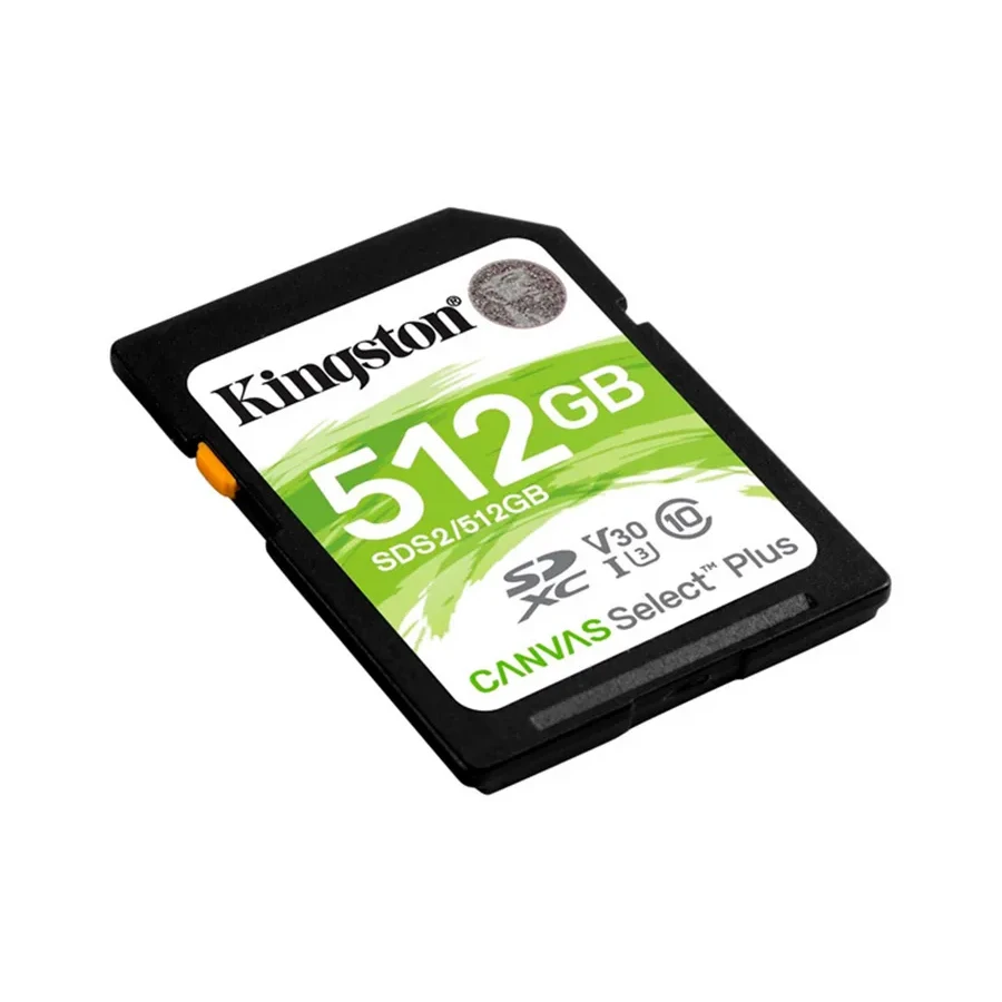 Карта памяти Kingston Canvas Select Plus, 512GB, SDXC, UHS-I — 4