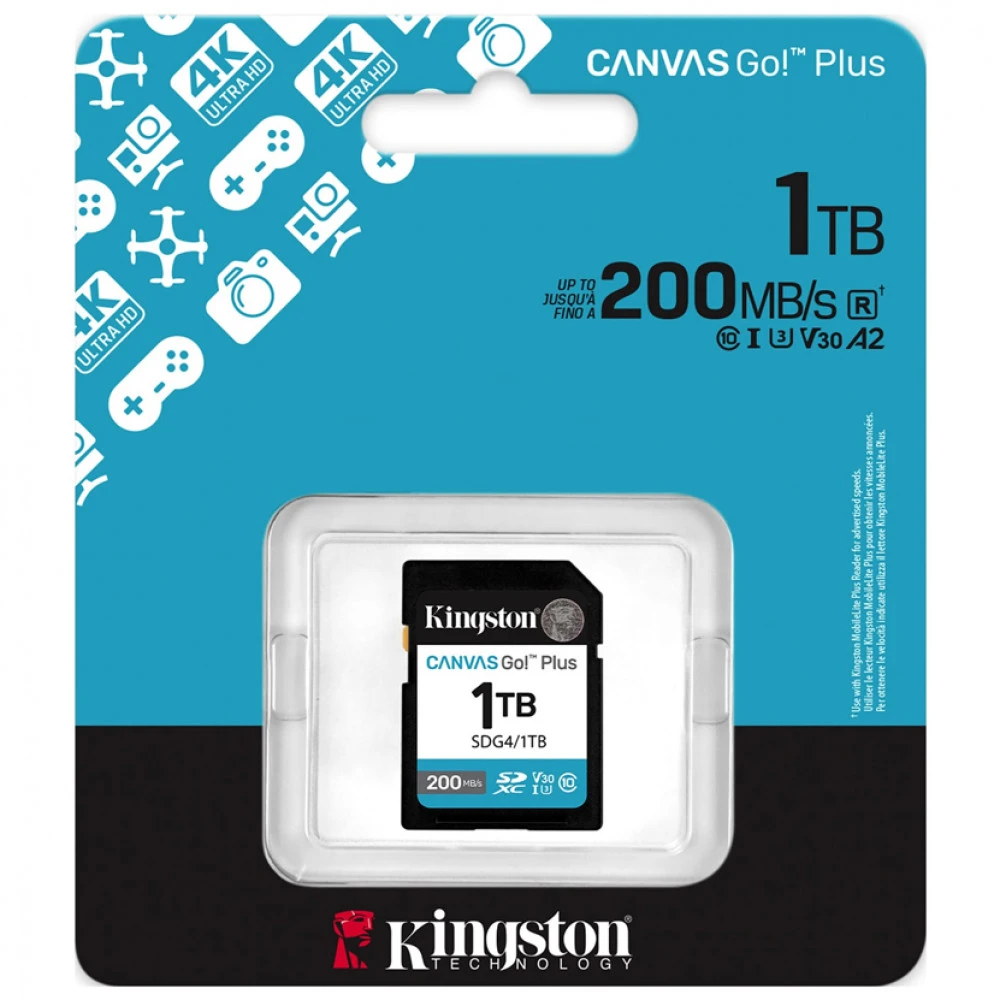 SD-карта Kingston Canvas Go Plus Gen4 1TB — 3