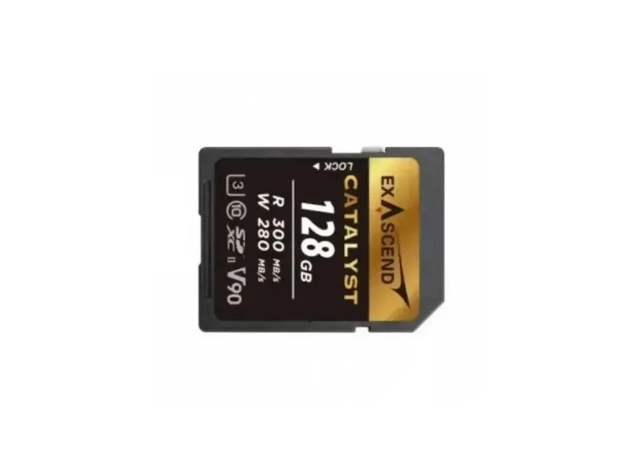 Карта памяти SD Exascend Catalyst, 128GB, UHS-II V90 — 2