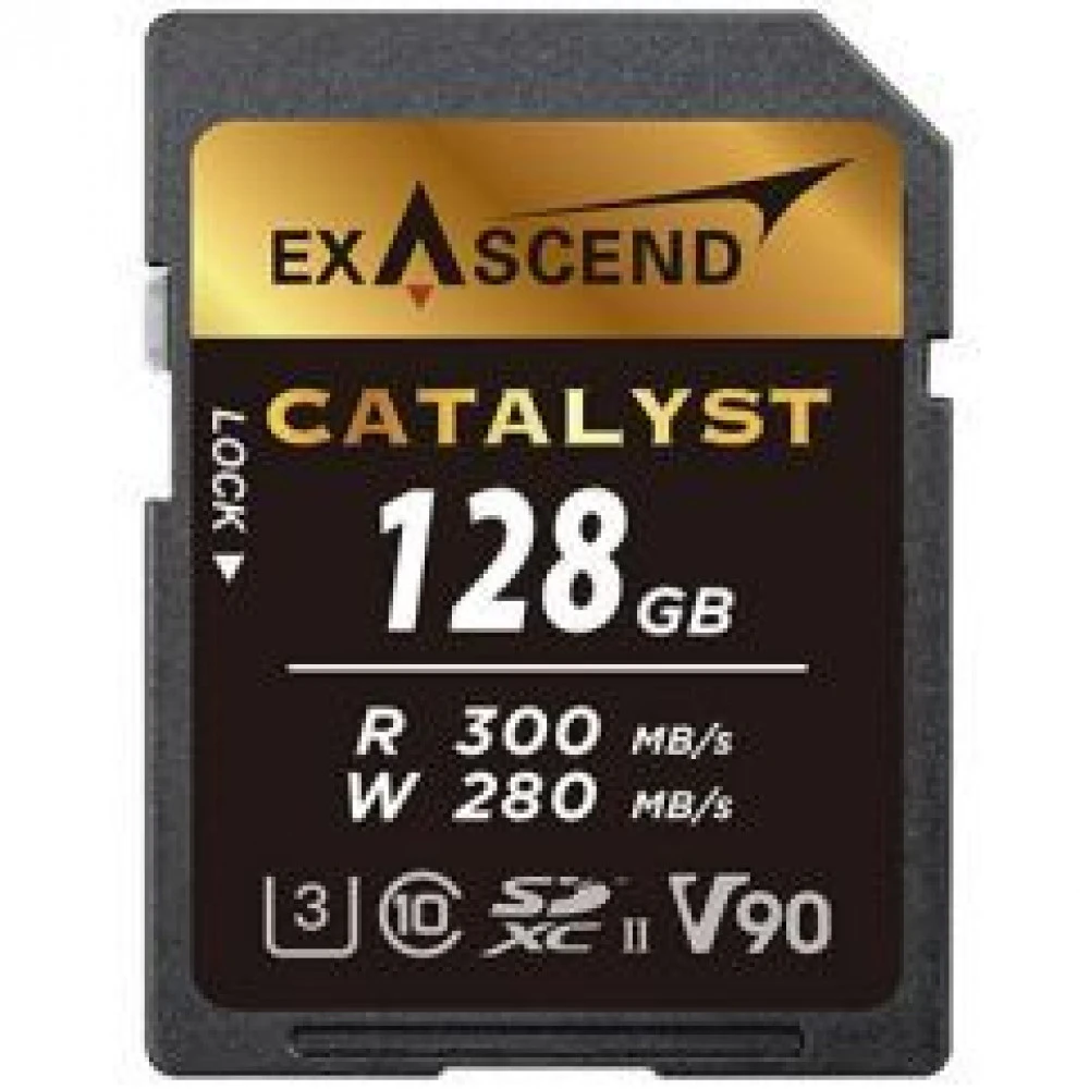 Карта памяти SD Exascend Catalyst, 128GB, UHS-II V90 — 3