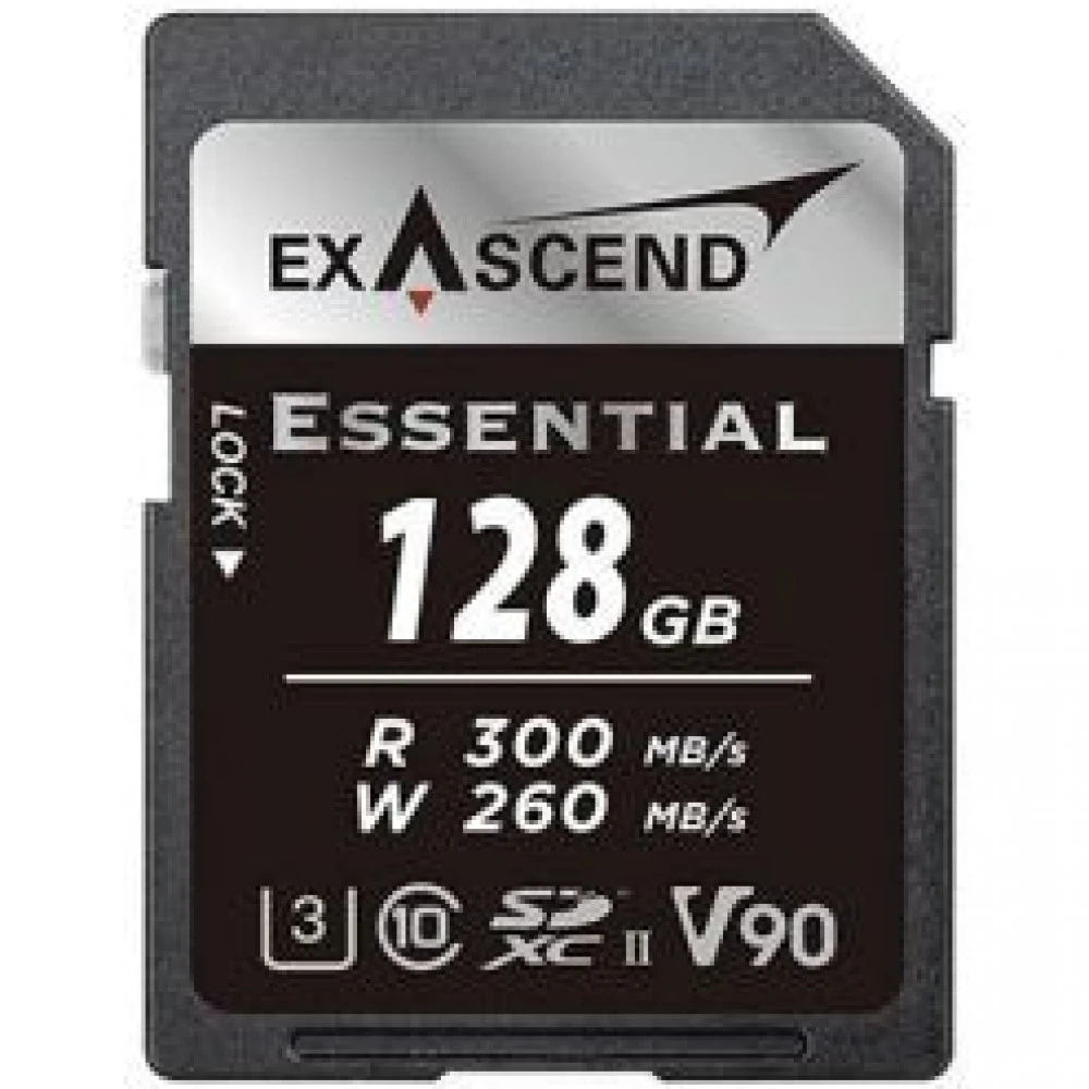 Карта памяти SD Exascend Essential, 128GB, UHS-II V90 — 3