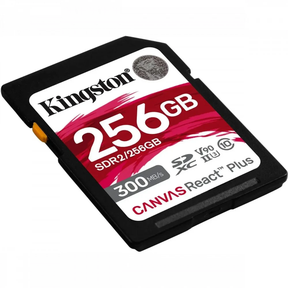 Карта памяти SD Kingston Canvas React Plus 256GB, UHS-II, R300/W260 — 3