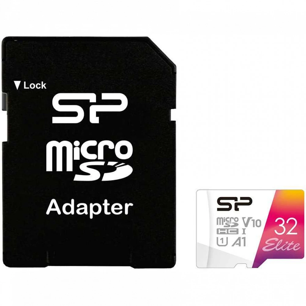 Карта Silicon Power Elite microSDHC 32GB, UHS-I U1 — 3