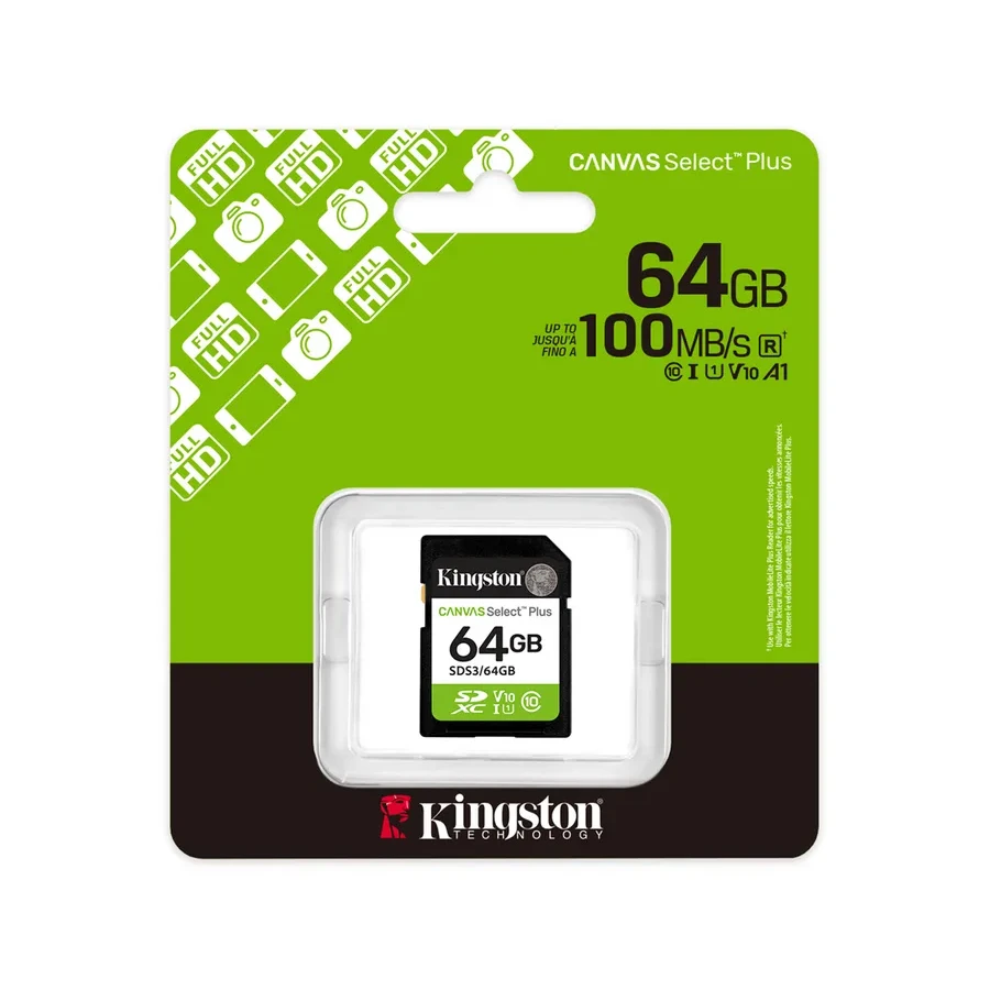 Карта памяти Kingston Canvas Select Plus, 64GB — 3