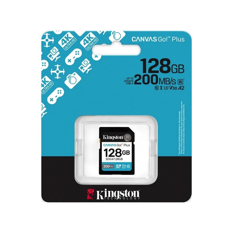 Карта памяти Kingston Canvas Go Plus, 128GB — 3