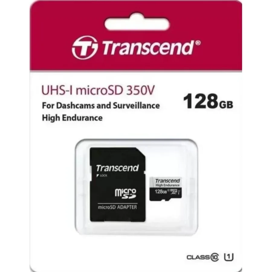 Karta памяти MicroSD 128GB, Class 10, U1, Transcend TS128GUSD350V — 3