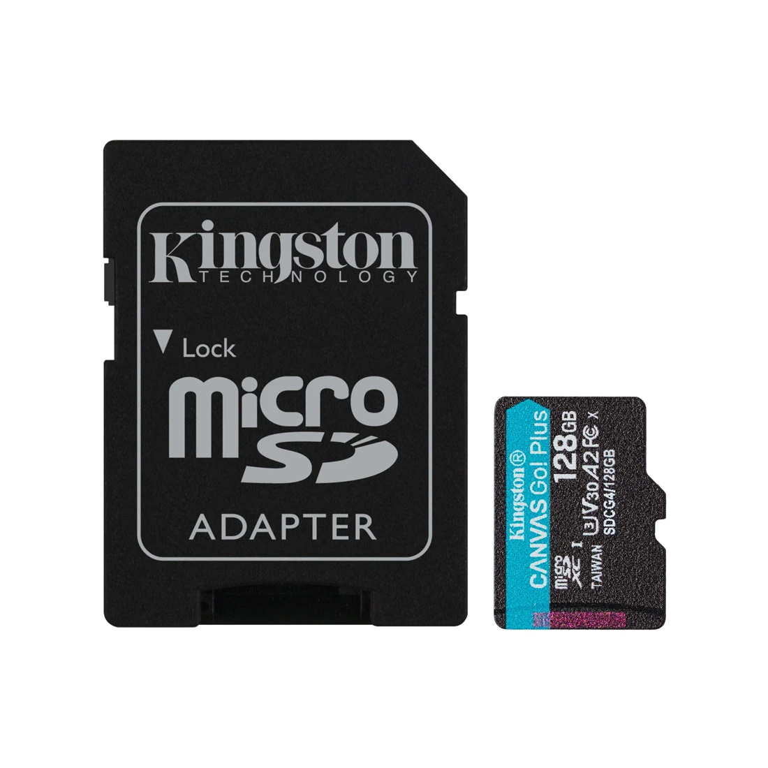 Карта памяти MicroSD 128GB, Class 10, U3, Kingston SDCG4