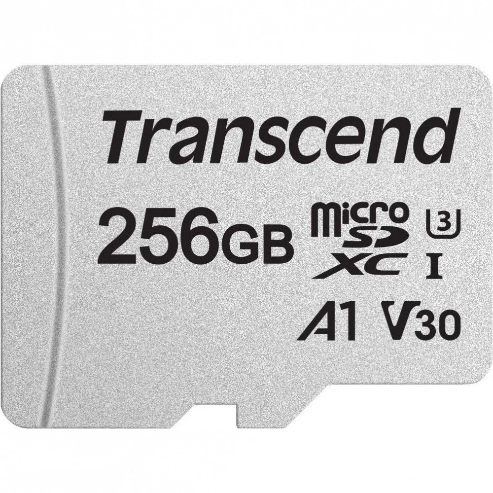 Карта памяти MicroSD 256GB, Class 10, U3, A1, Transcend TS256GUSD300S-A — 3