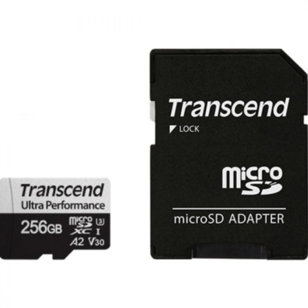 Karta памяти MicroSD 256GB, Class 10, U3, Transcend TS256GUSD340S