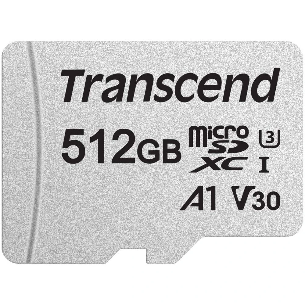 Карта памяти Transcend microSD 512GB, Class 10 U3 A1 — 3