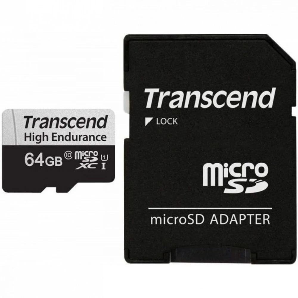 Карта памяти Transcend microSD 64GB, Class 10 U1 — 3