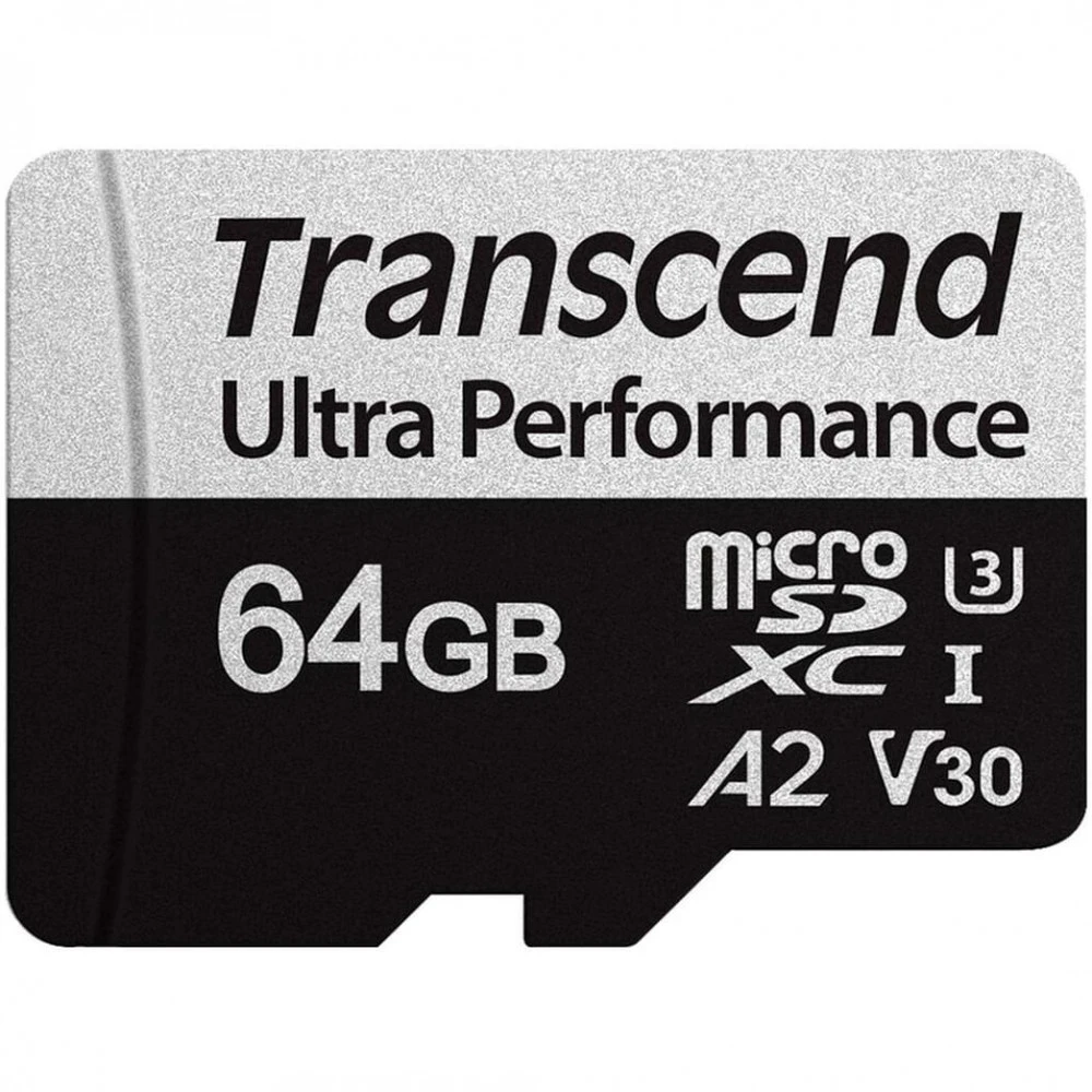 Карта памяти Transcend microSD 64GB, Class 10 U3 — 3