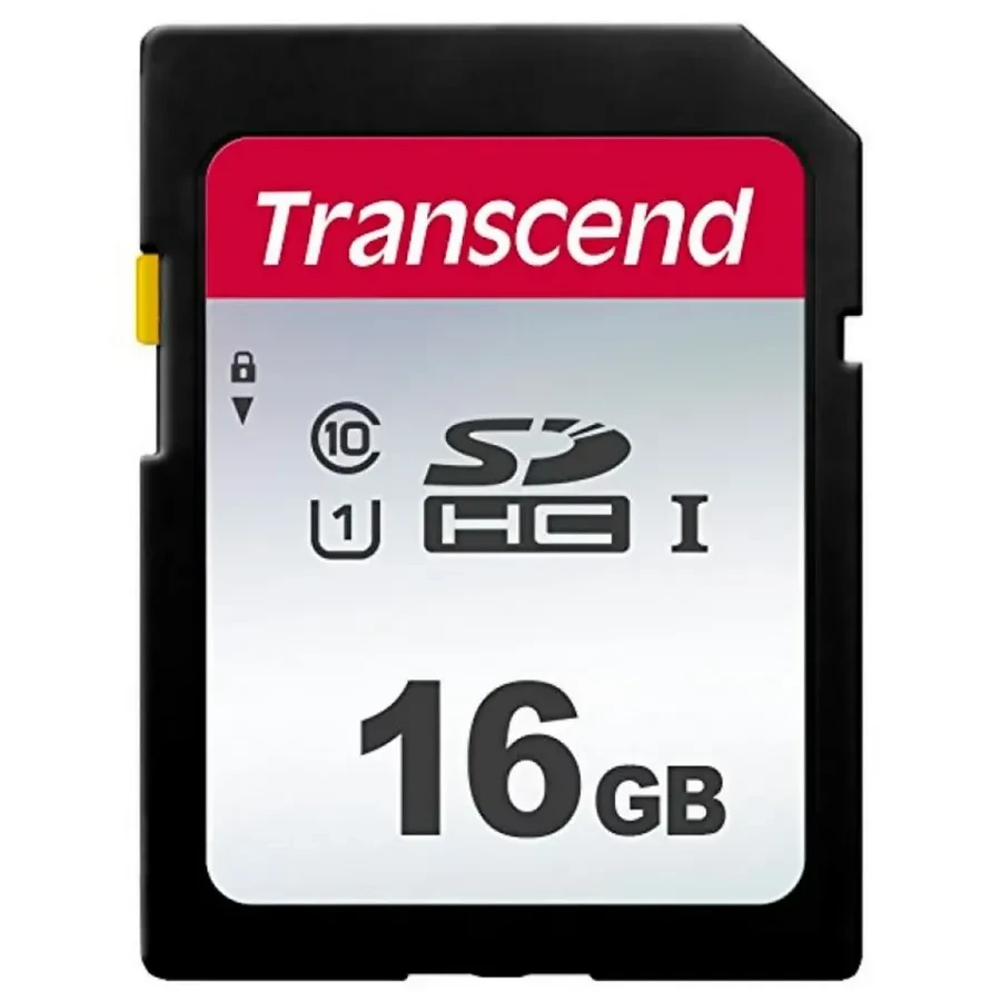 Карта памяти Transcend SD 16GB, Class 10 U1