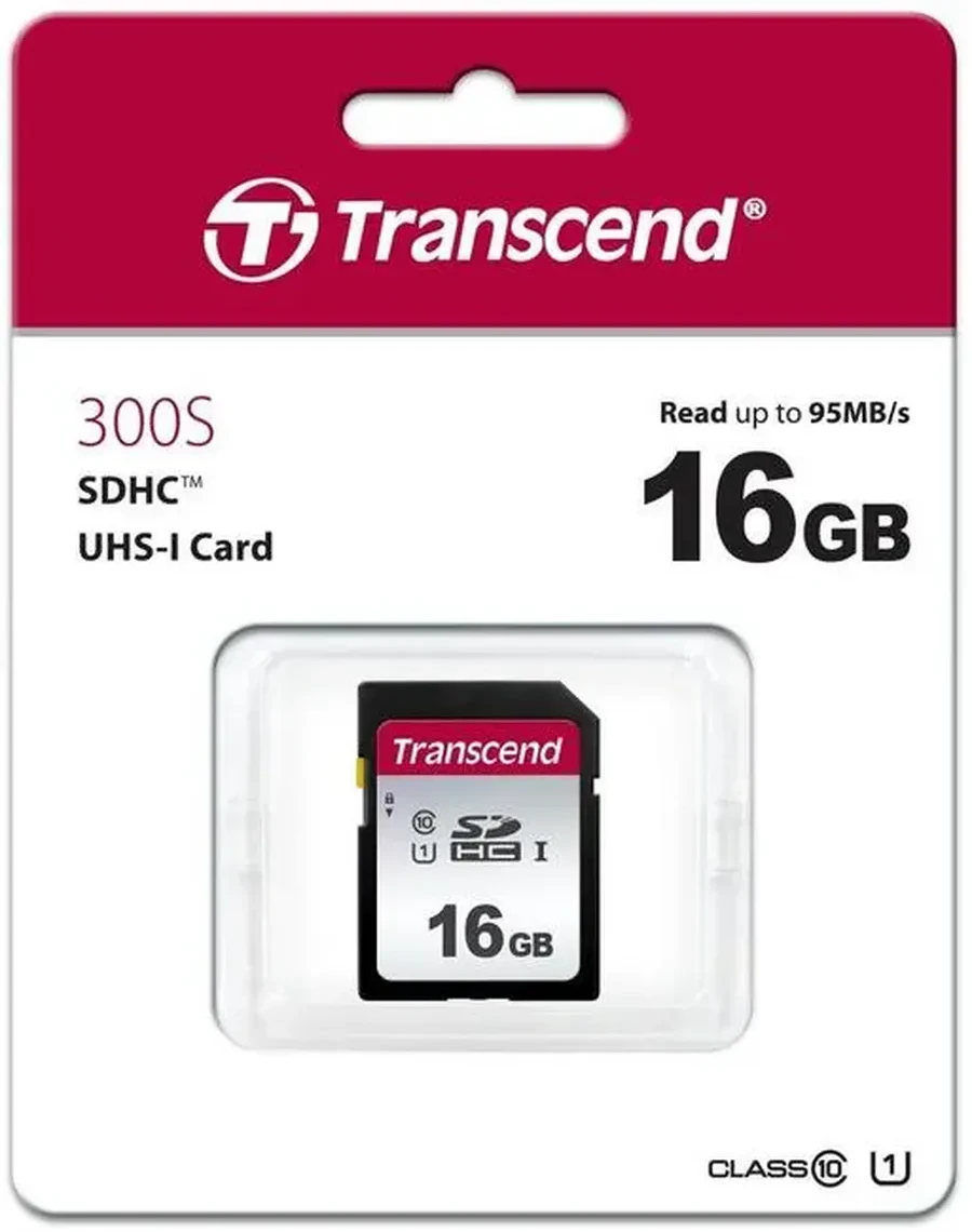 Карта памяти Transcend SD 16GB, Class 10 U1 — 2