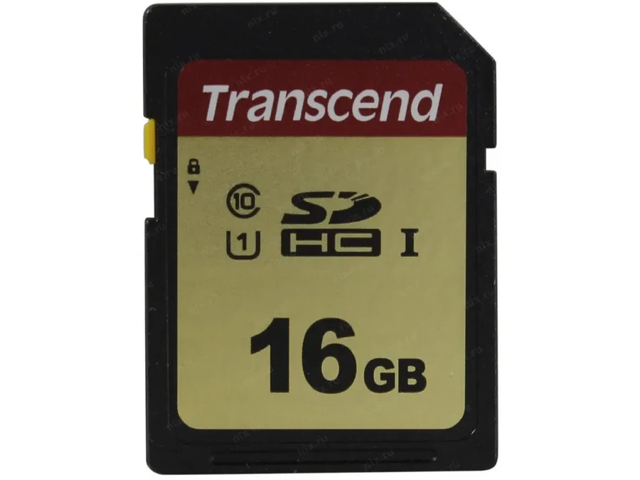 Карта памяти Transcend SD 16GB, Class 10 V30 U1