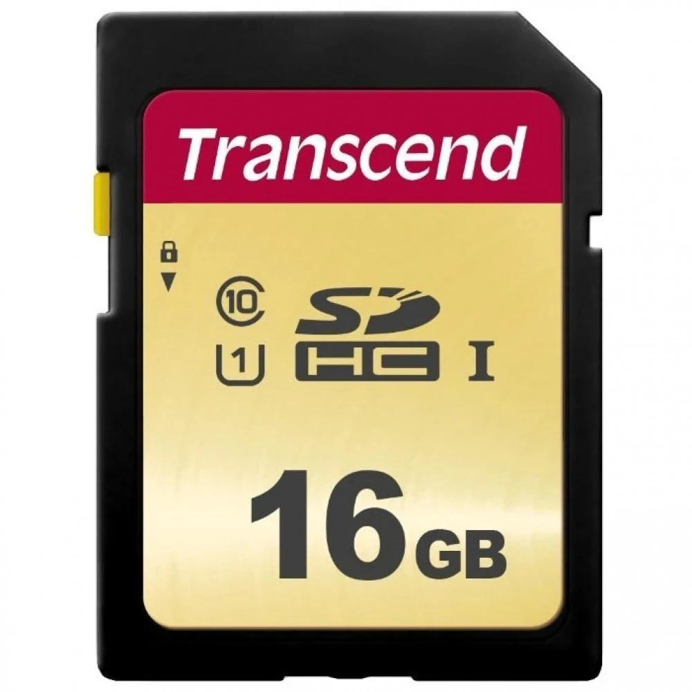 Карта памяти Transcend SD 16GB, Class 10 V30 U1 — 2