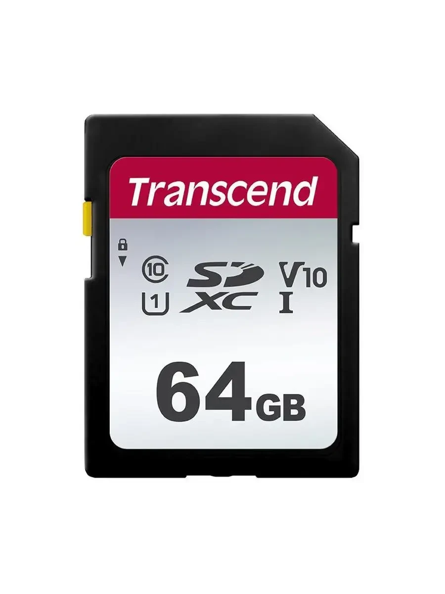 Карта памяти Transcend SD 64GB, Class 10 U3