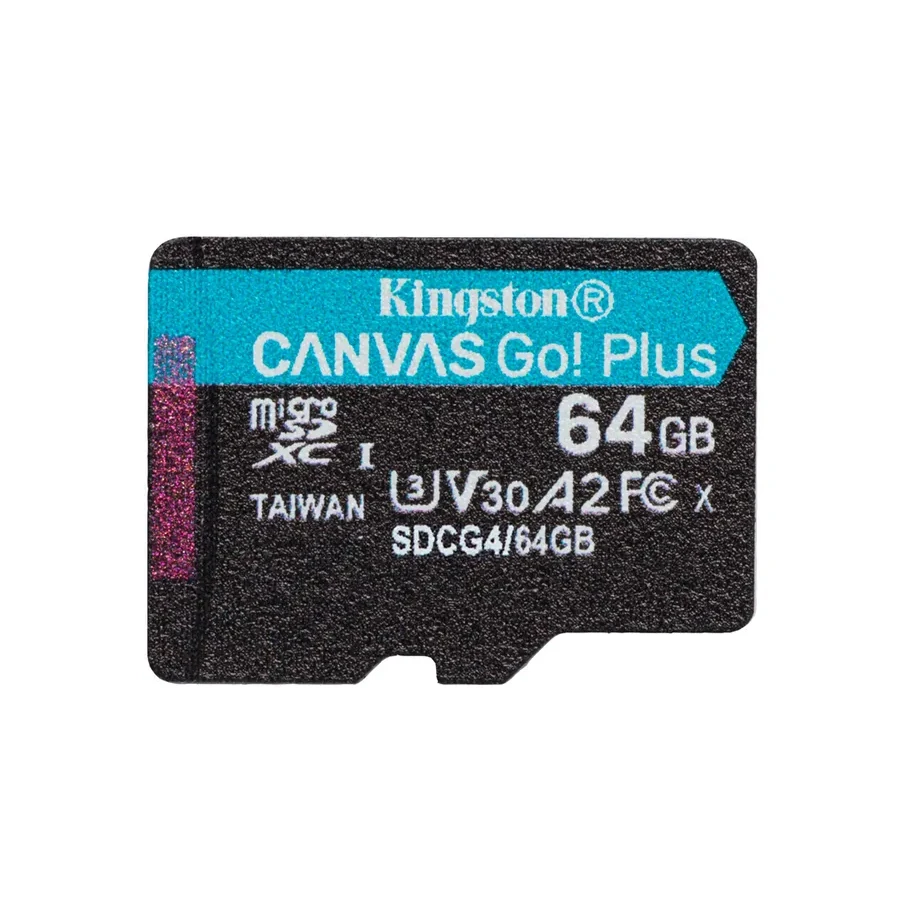 Карта памяти Kingston SDCG4/64GBSP Canvas Go Plus A2 U3 V30 64GB — 2
