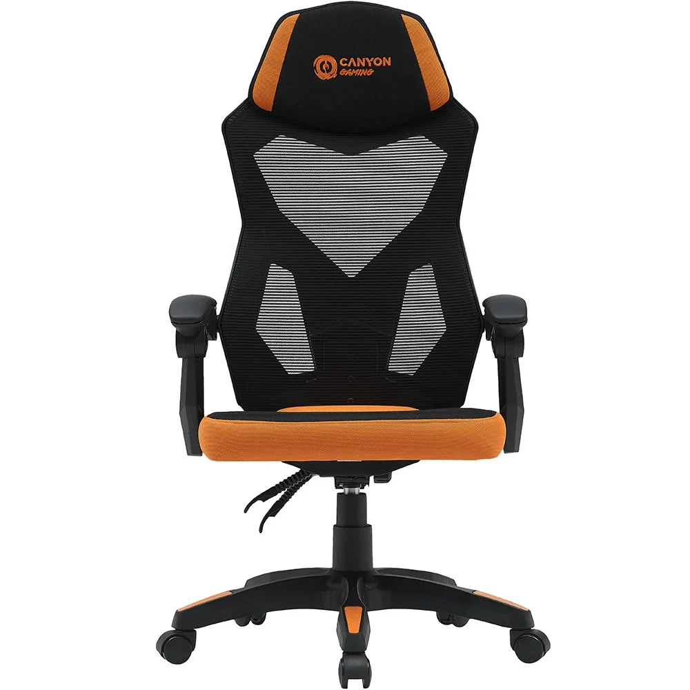 Игровое кресло Canyon Wave MCH02, чёрно-оранжевое — 2