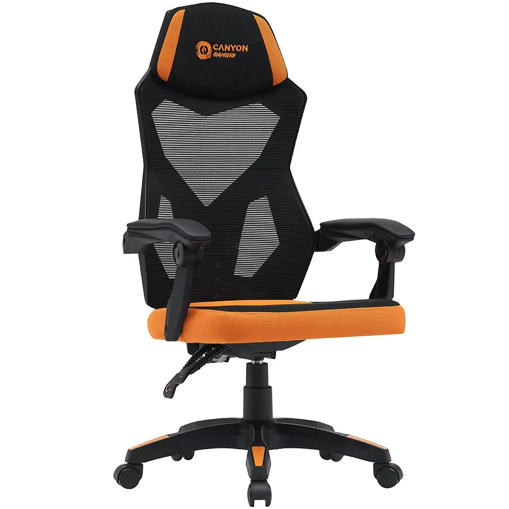 Игровое кресло Canyon Wave MCH02, чёрно-оранжевое — 3