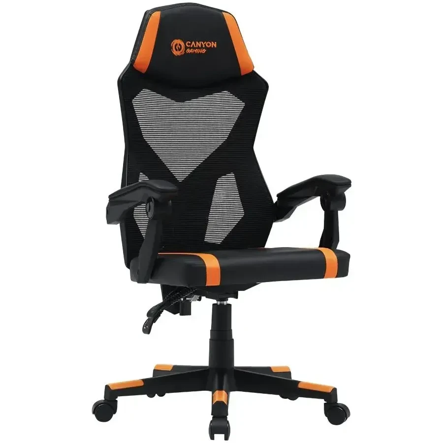 Игровое кресло Canyon Flow MCH01, чёрно-оранжевое