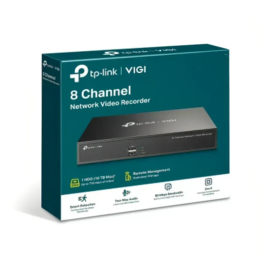 Видеорегистратор TP-Link VIGI NVR1008H, 8 канал, HDMI, VGA, SATA — 4