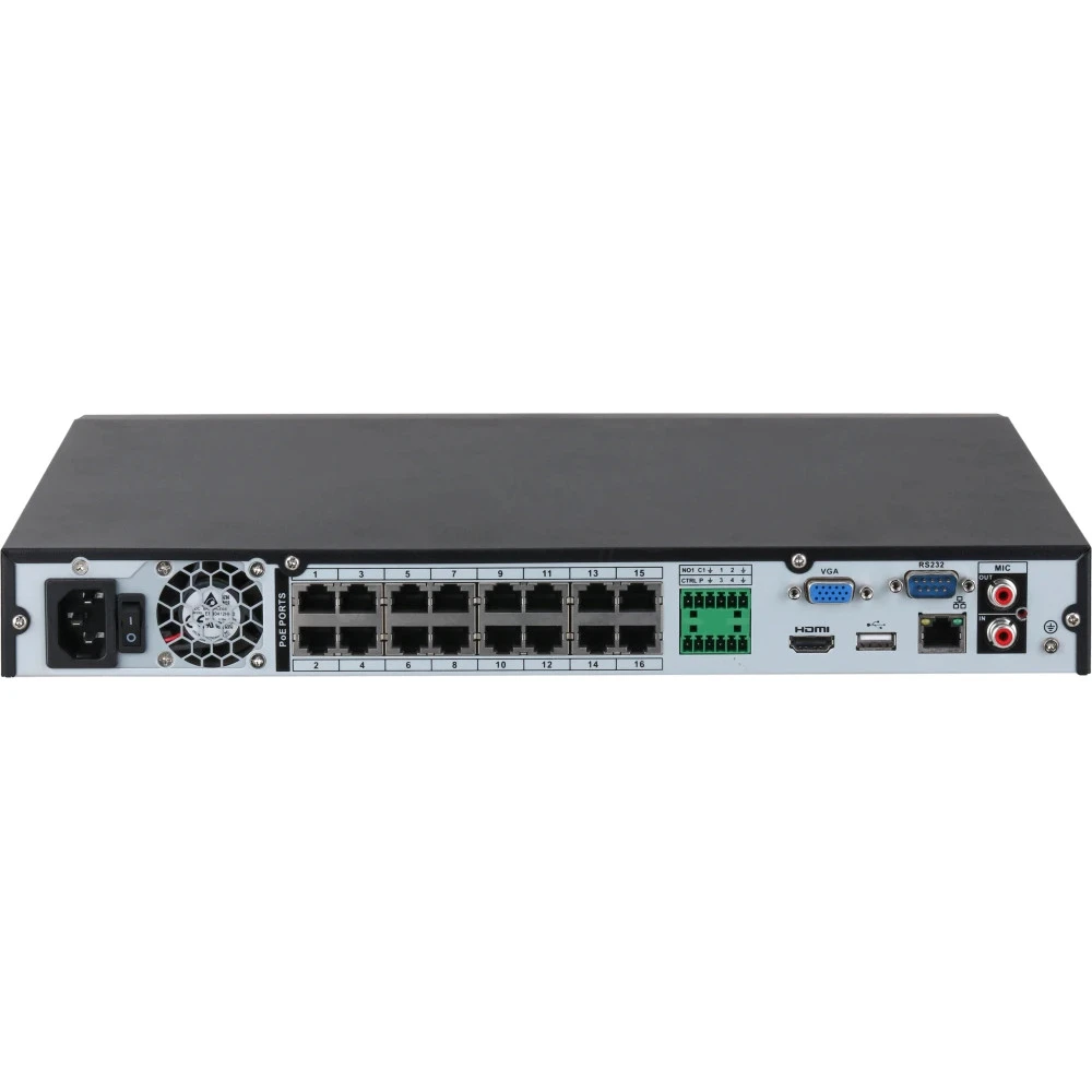 Сетевой видеорегистратор Dahua DHI-NVR4216-16P-EI, 16 каналов, 16PoE, 2HDD — 3