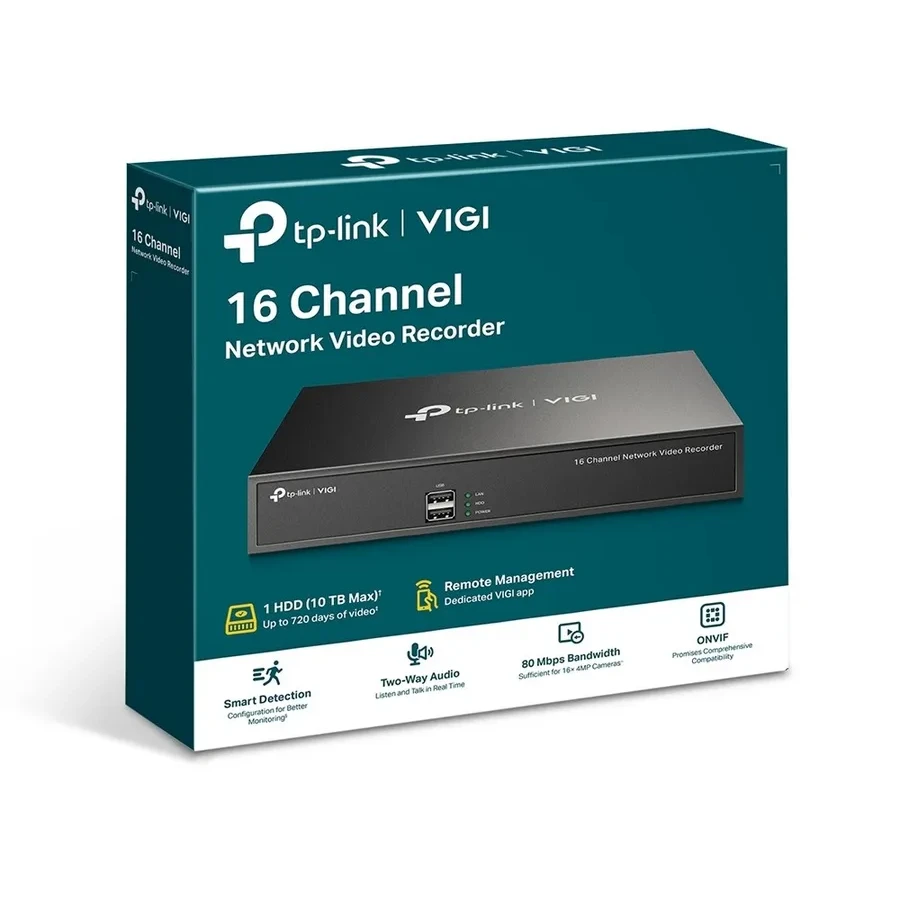 Videoregistrator TP-Link VIGI NVR1016H, 16CH — 3