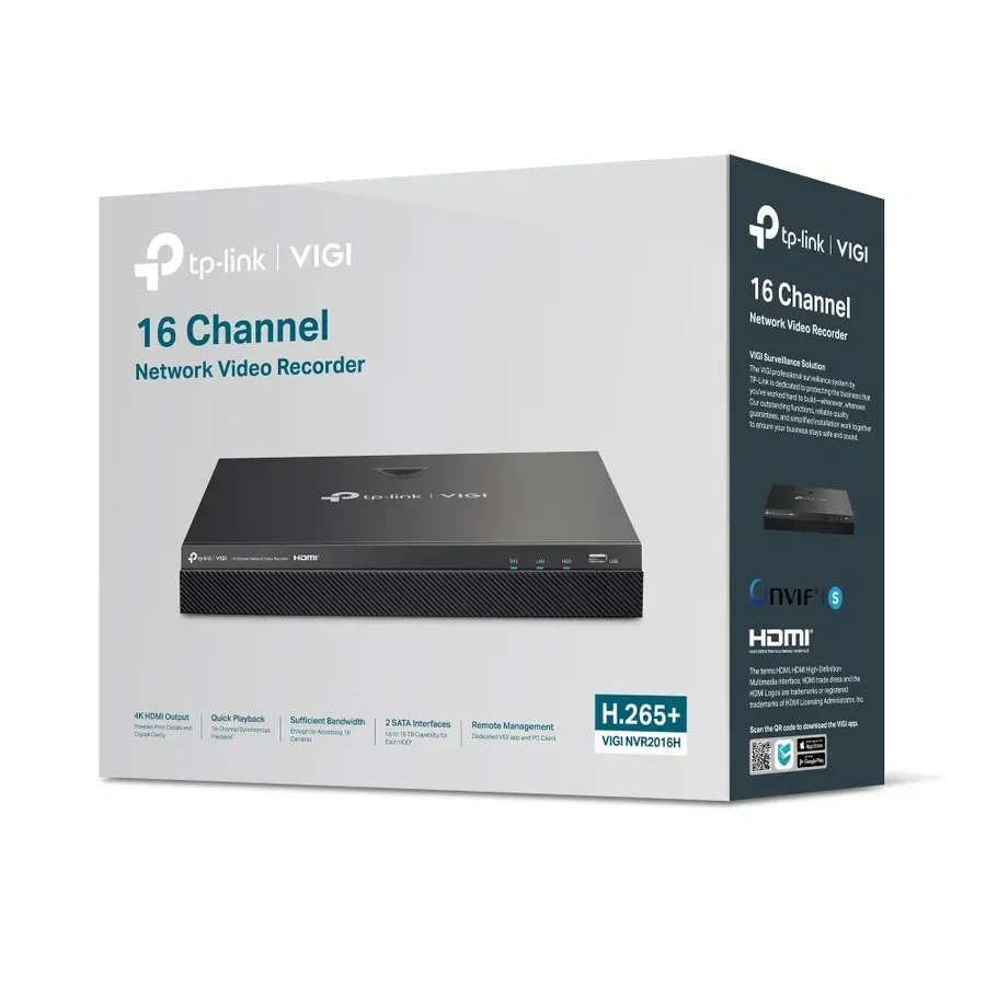 Videoregistrator TP-Link VIGI NVR2016H, 16CH — 3