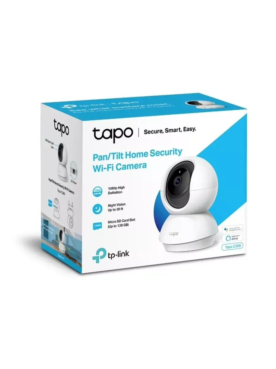 Поворотная IP камера Tapo C200, Wi-Fi — 4