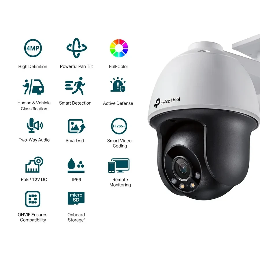 IP-камера Tp-Link VIGI C540, PoE, 4mm, уличная — 3