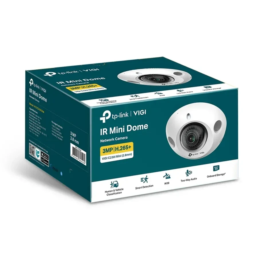 IP-камера VIGI C230I Mini, 3MP, 2.8мм — 2