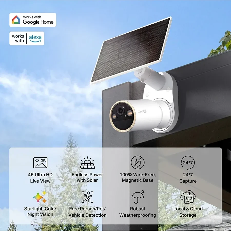 Камера Tapo C460, Wi-Fi, солнечная панель — 2